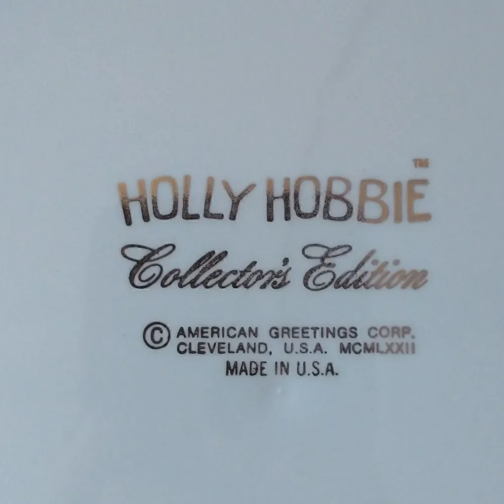 Holly Hobbie Wall Decor‎ Plate Just A Little Thoughtfulness American Greetings